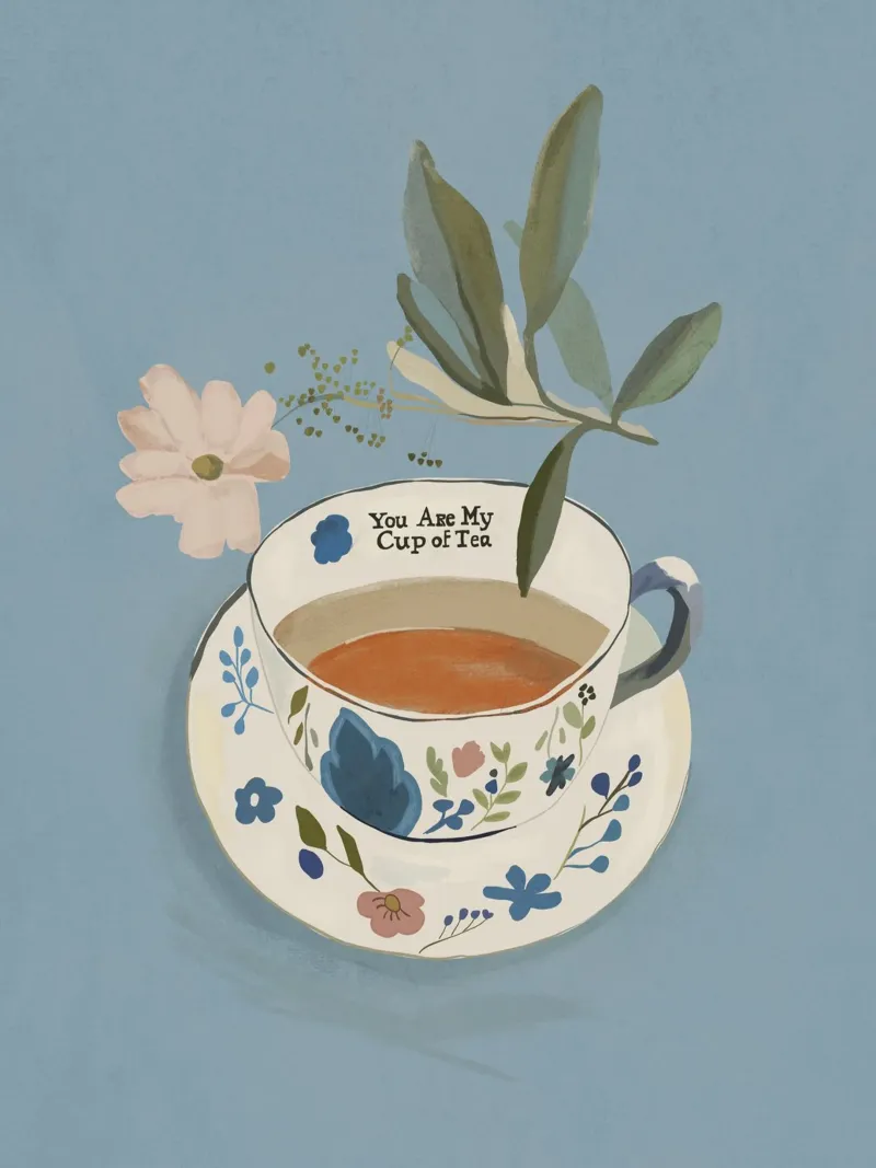 You are My Cup of Tea 3 hahnemühle by ThingDesign