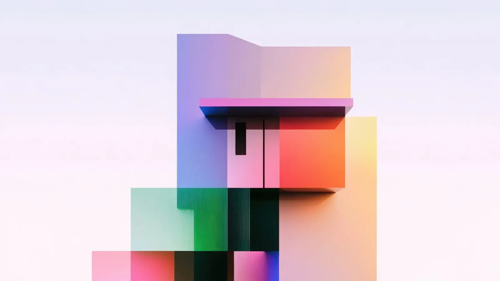 Forma geometrica colorata carta hahnemühle da Geometric
