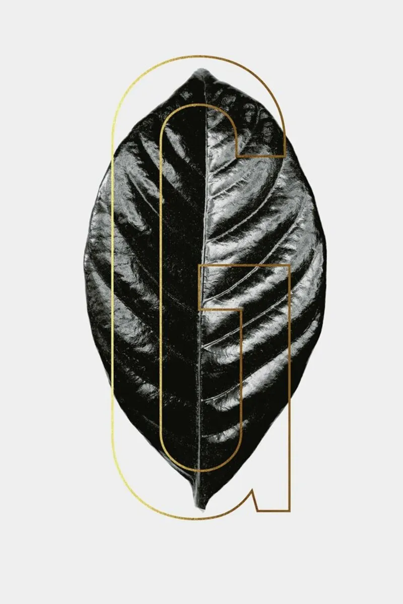 ABC Plants - G poster con telaio in plastica da typealive