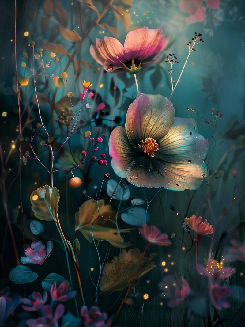 Flowers Meadow D forex plate by Mateo