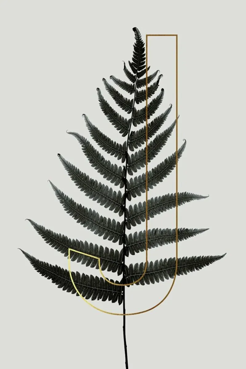 ABC Plants - J poster con telaio in plastica da typealive