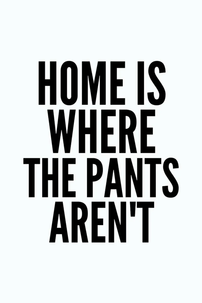 pants Leinwand von Mottos by Sinan Saydik