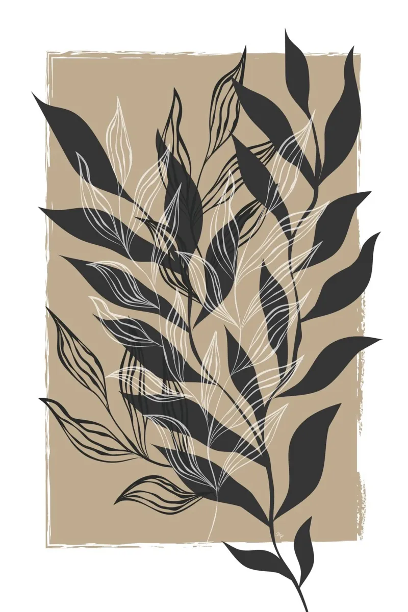 Nordic Seaweed Plant hahnemühle by Martina