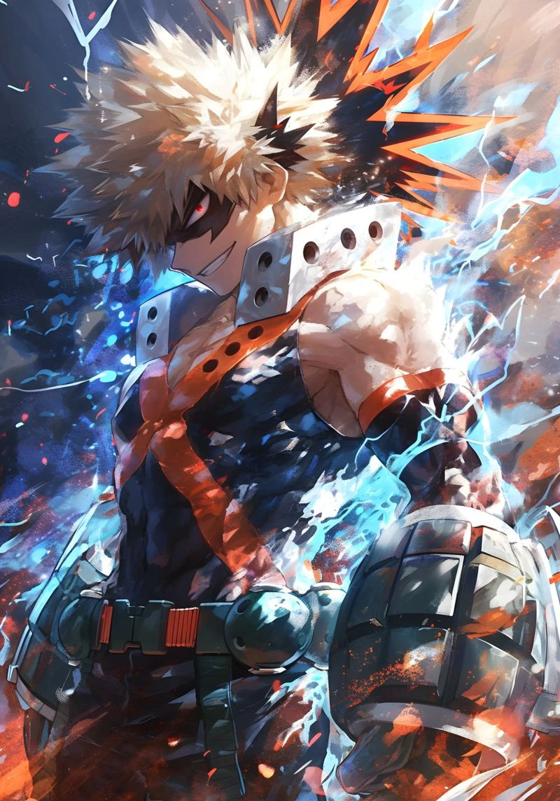 Bakugo My Hero Academia pellicola backlit da CreativeStudio