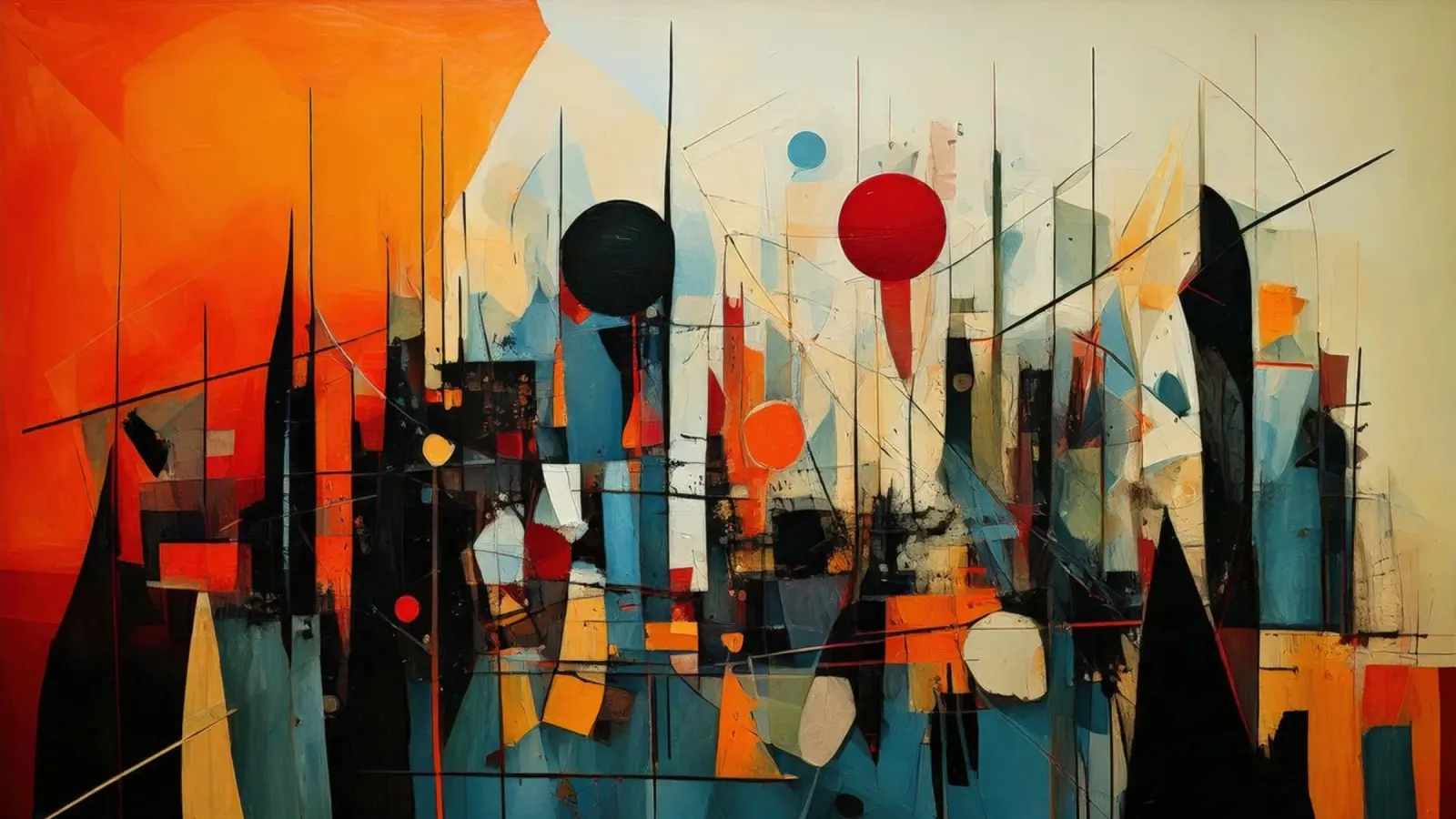 Abstract Geometric 005 pellicola backlit da Art Unleashed
