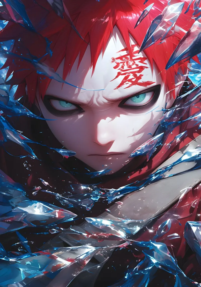 Gaara Naruto pellicola backlit da CreativeStudio