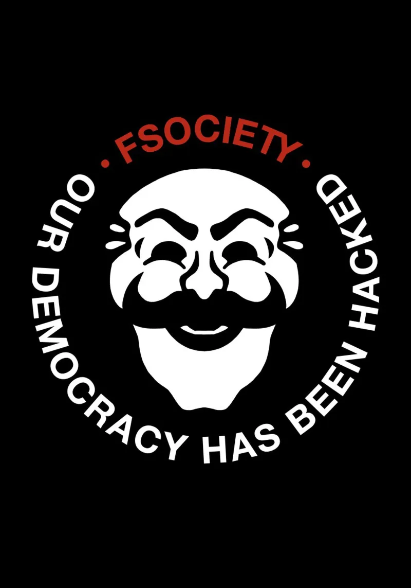 Fsociety Emblem pellicola backlit da nabakumov