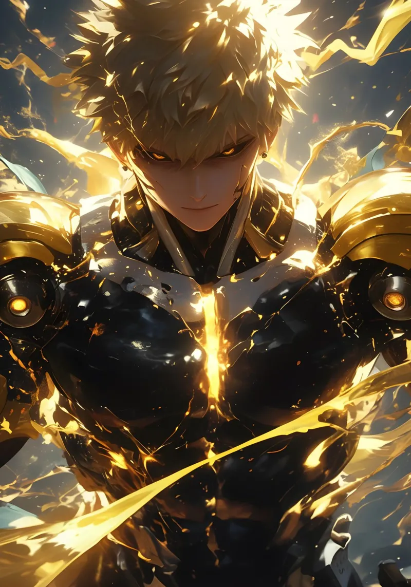 Genos One Punch Man pellicola backlit da CreativeStudio