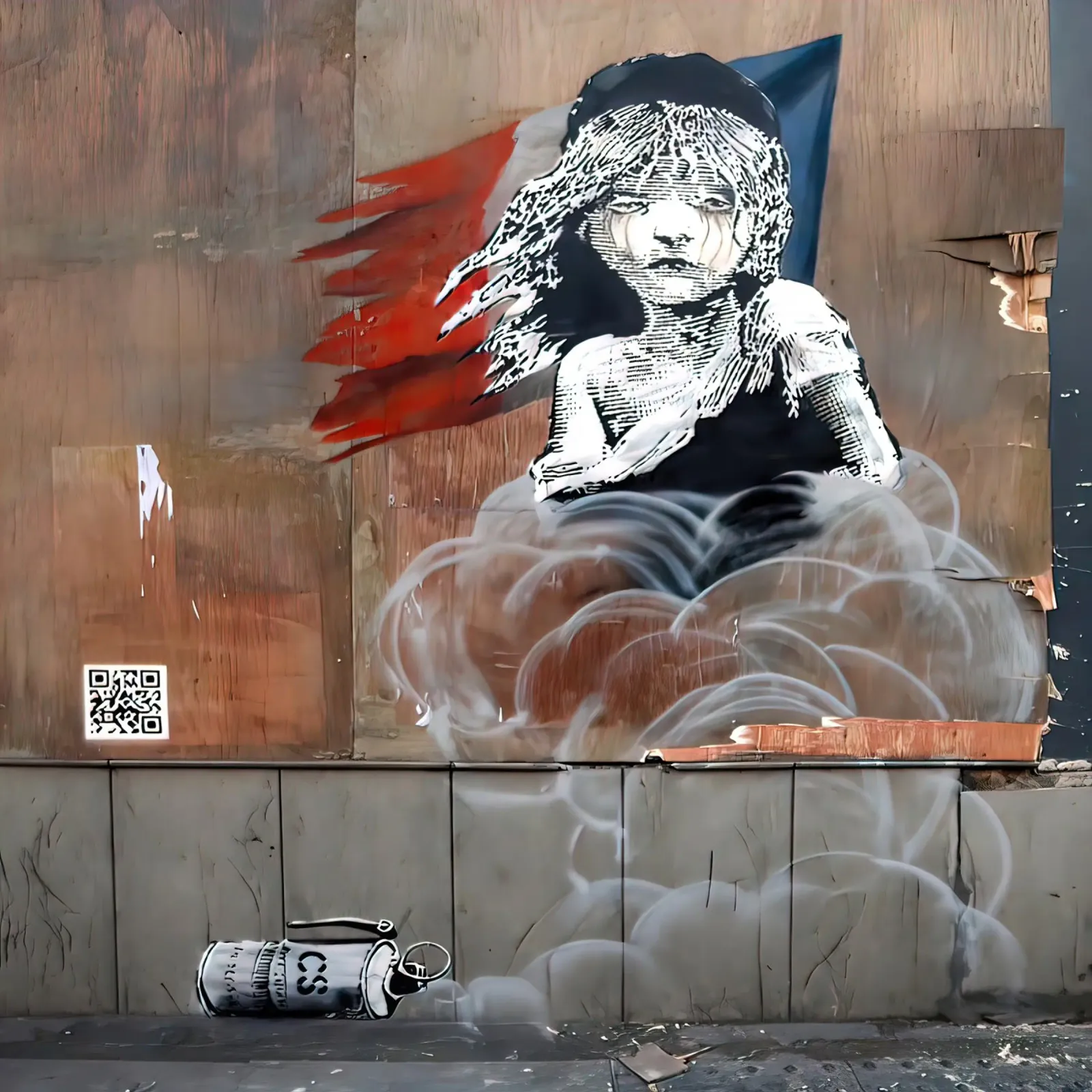 Cosetta Banksy pellicola backlit da 🎁 ARTVI-SHOP