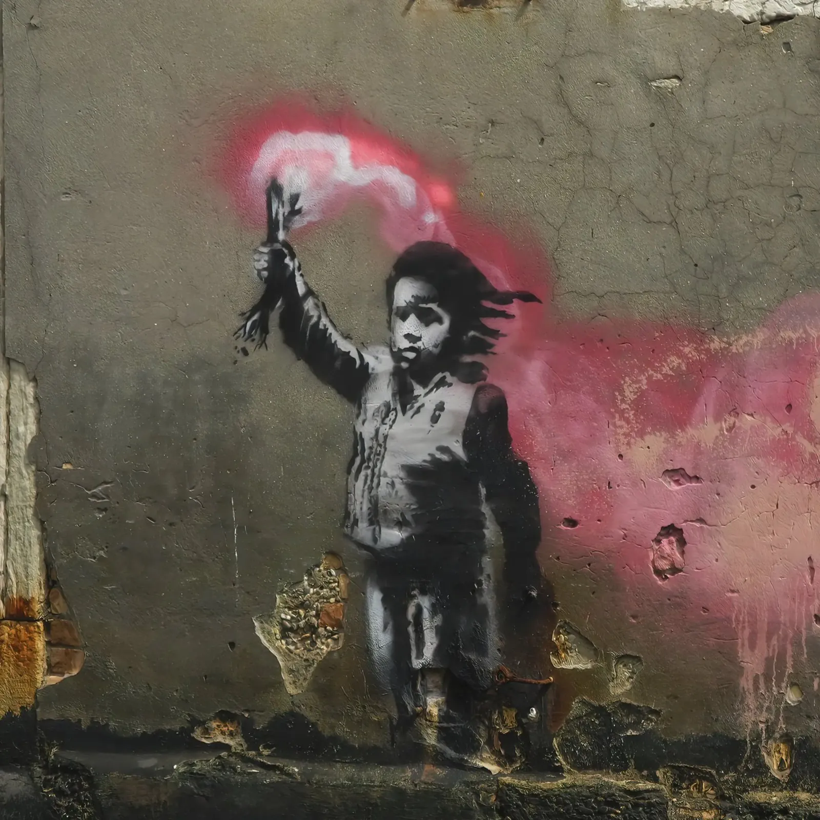 Banksy pellicola backlit da 🎁 ARTVI-SHOP