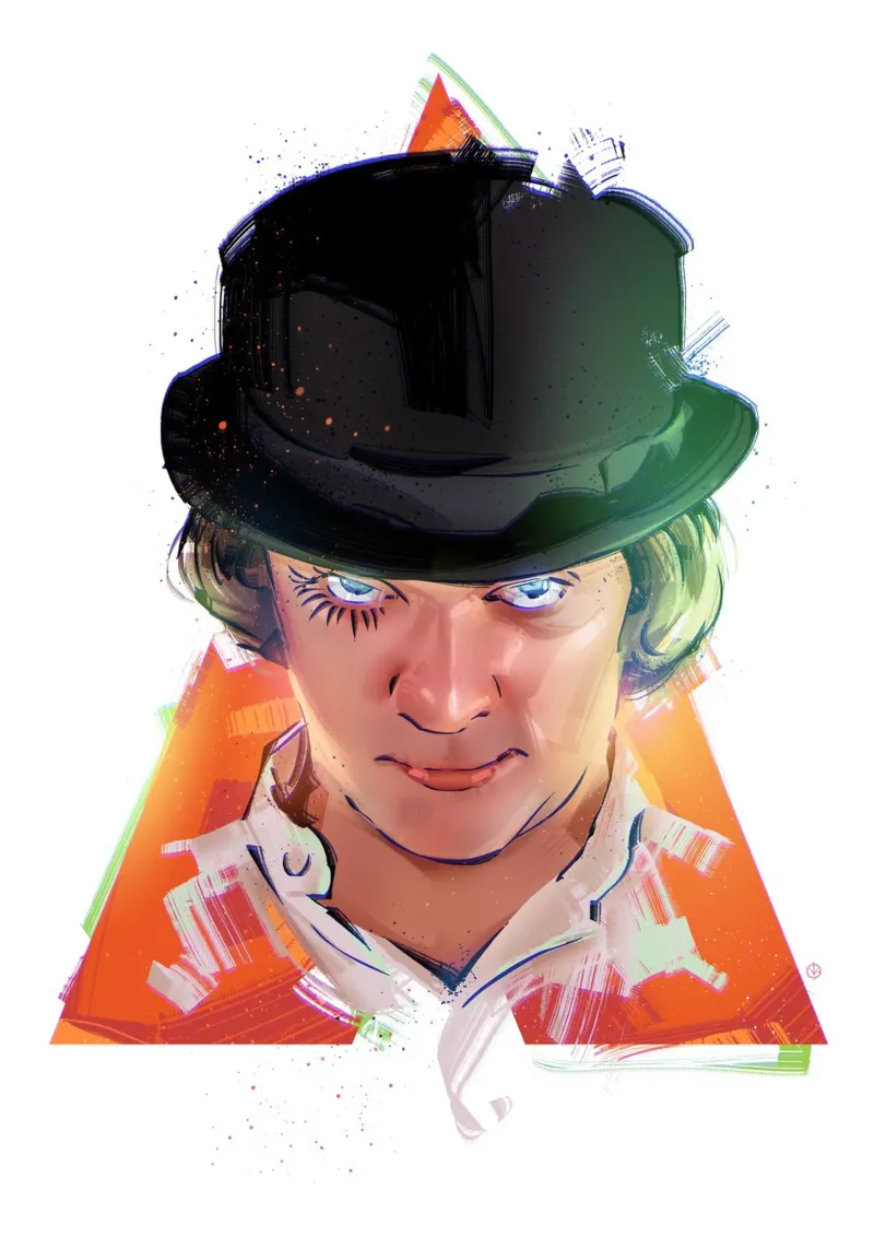 Clockwork Orange pellicola backlit da nabakumov