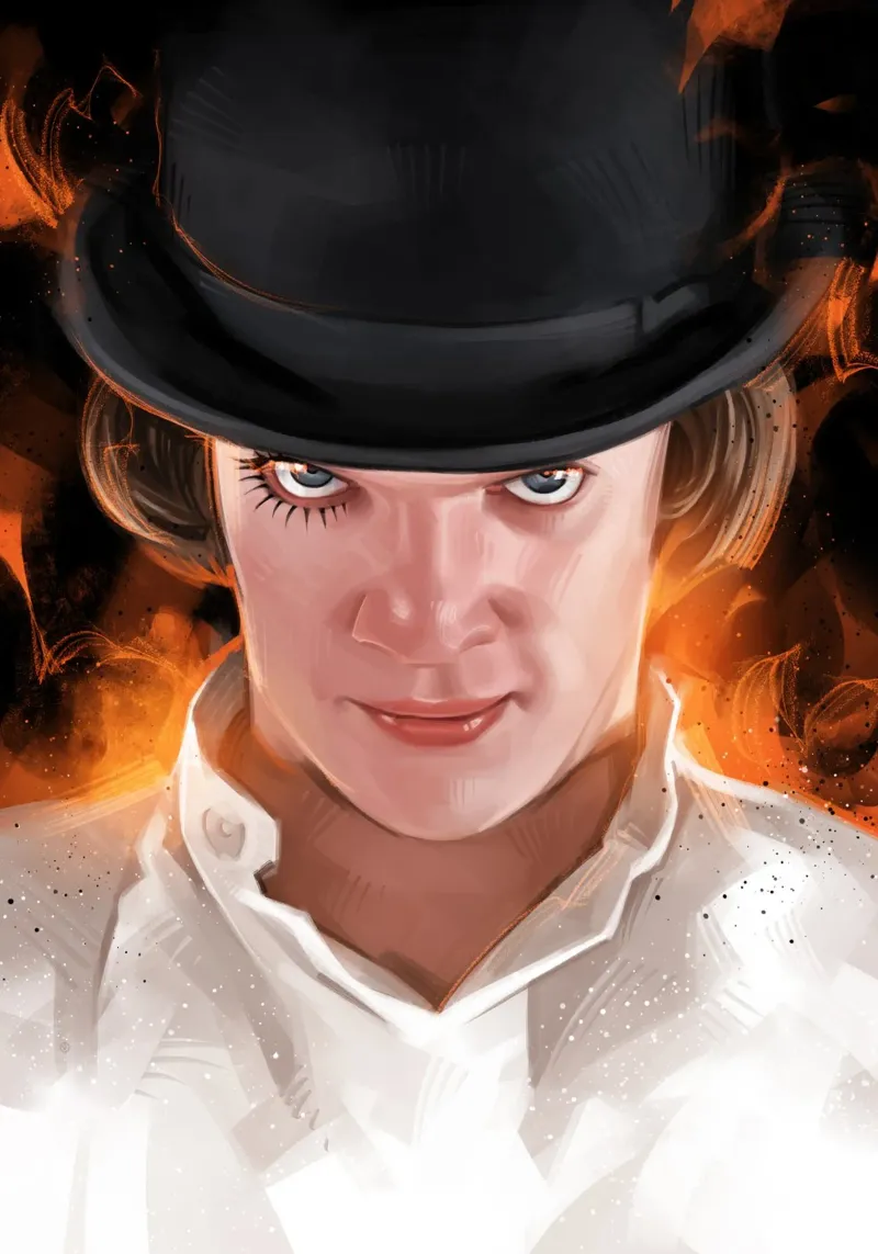 Clockwork Orange pellicola backlit da nabakumov