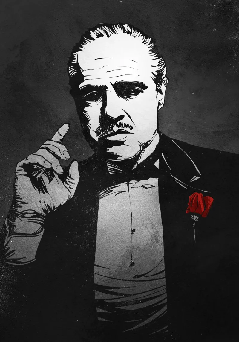 The Godfather pellicola backlit da nabakumov