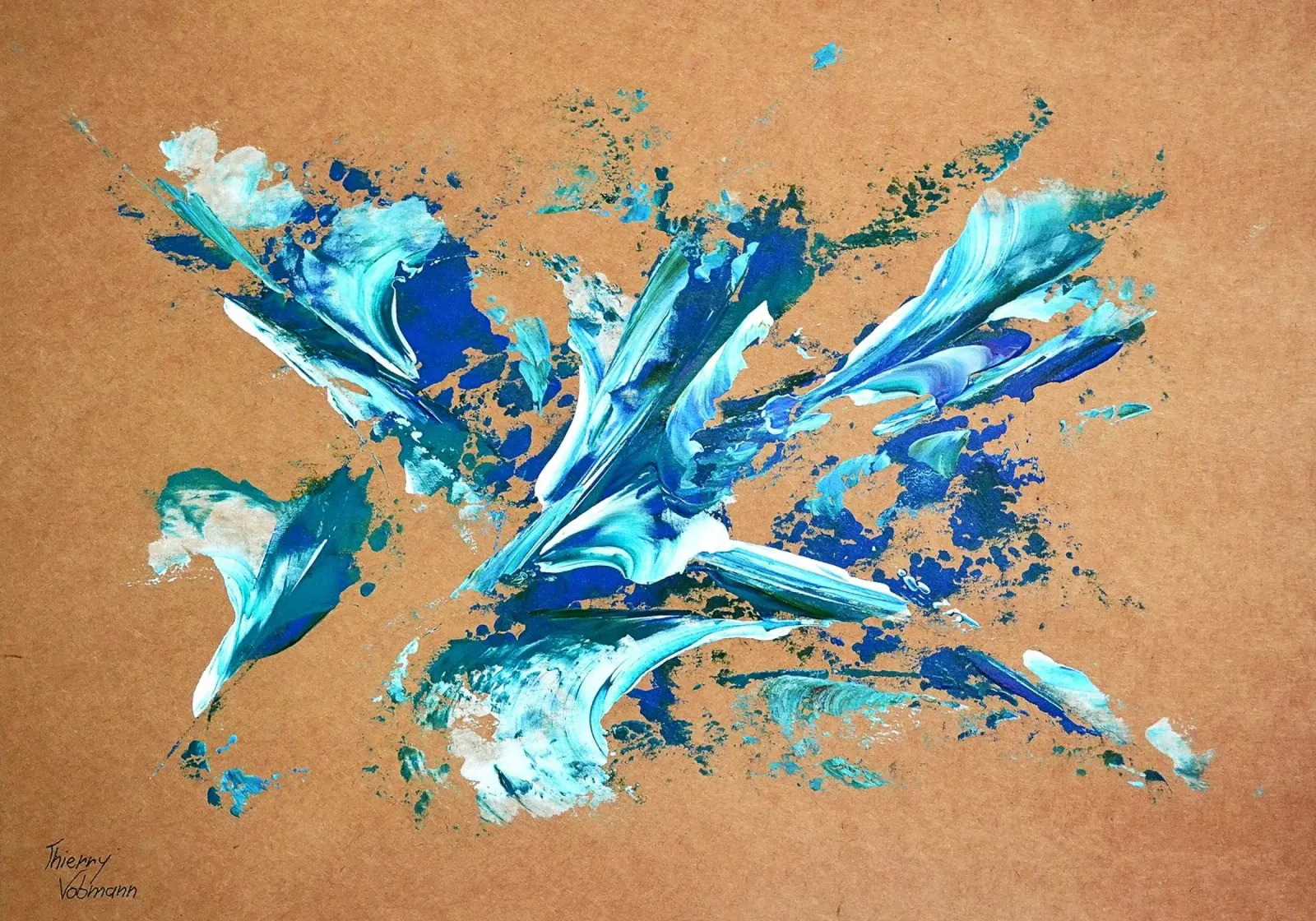 NATURAL STYLE 11 pellicola backlit da Thierry Vobmann Abstract painting