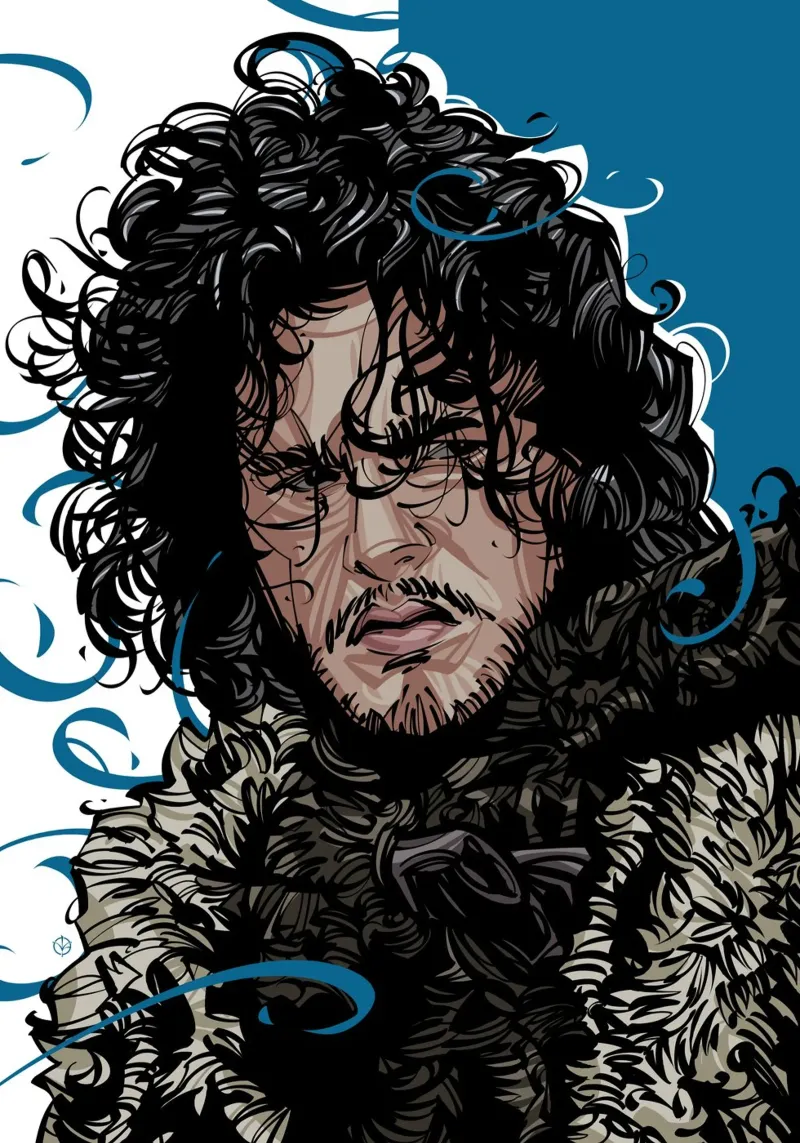 Jon Snow pellicola backlit da nabakumov