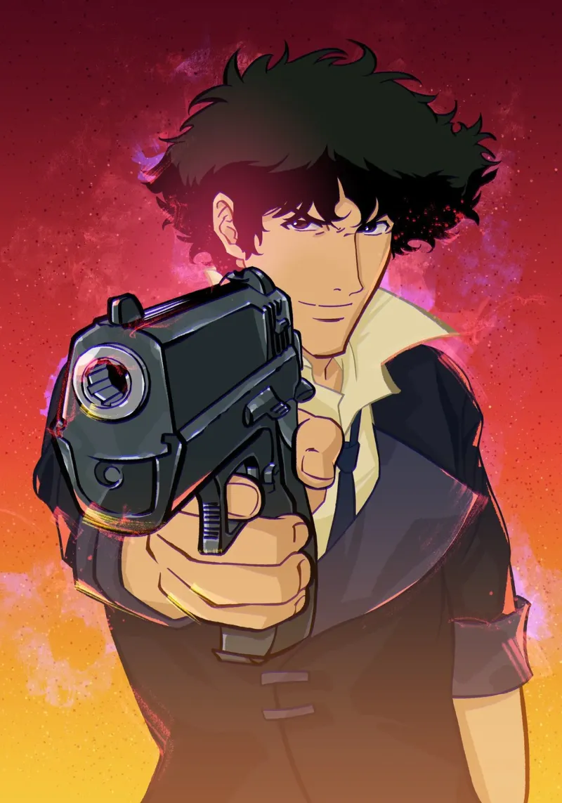 Cowboy Bebop alluminio dibond da nabakumov
