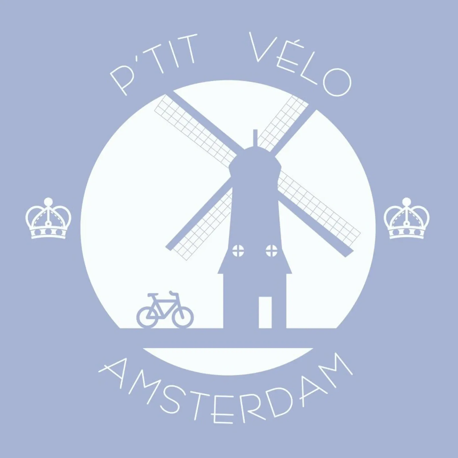 Amsterdam bleu pellicola backlit da P'tit Vélo
