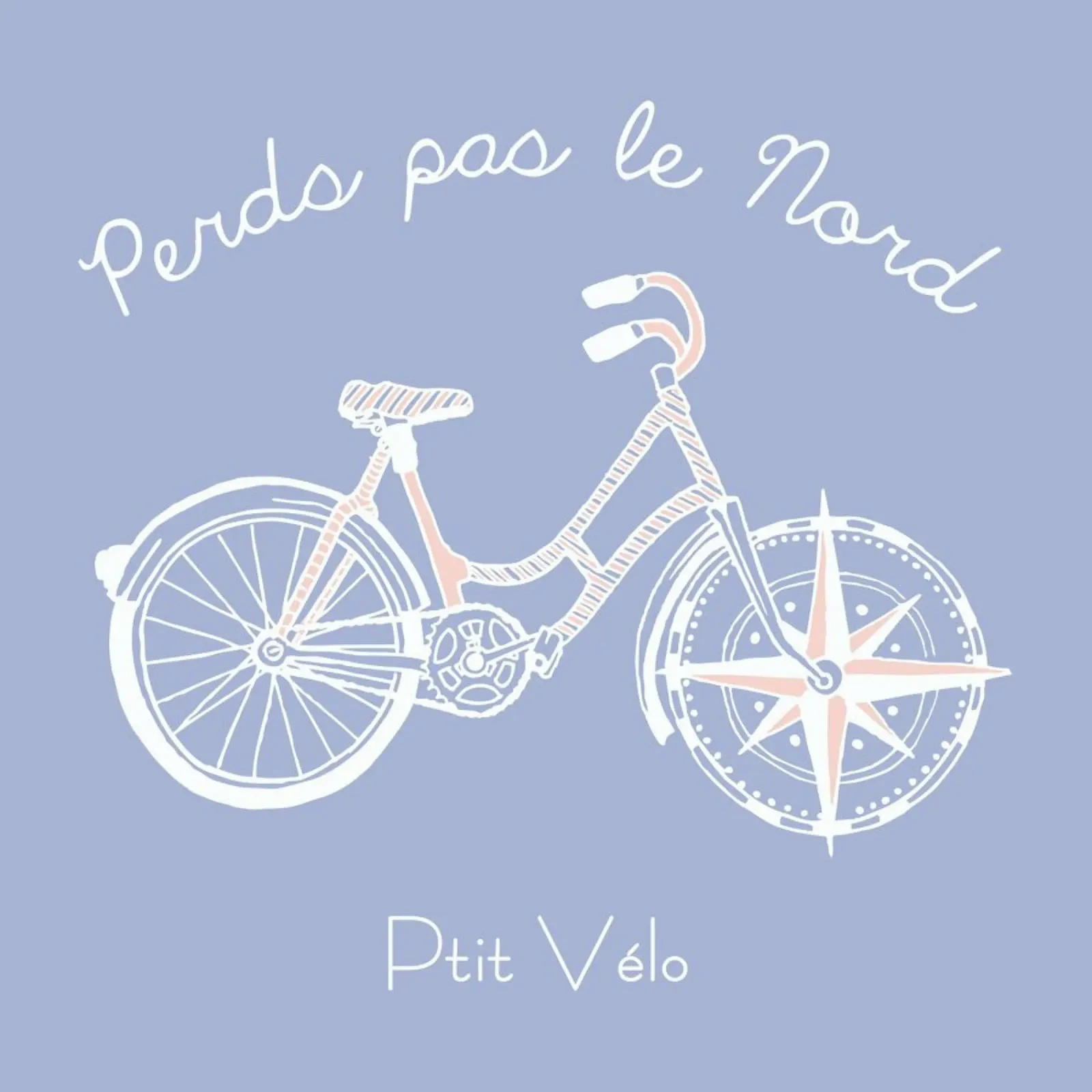 Perds pas le Nord alu-dibond by P'tit Vélo
