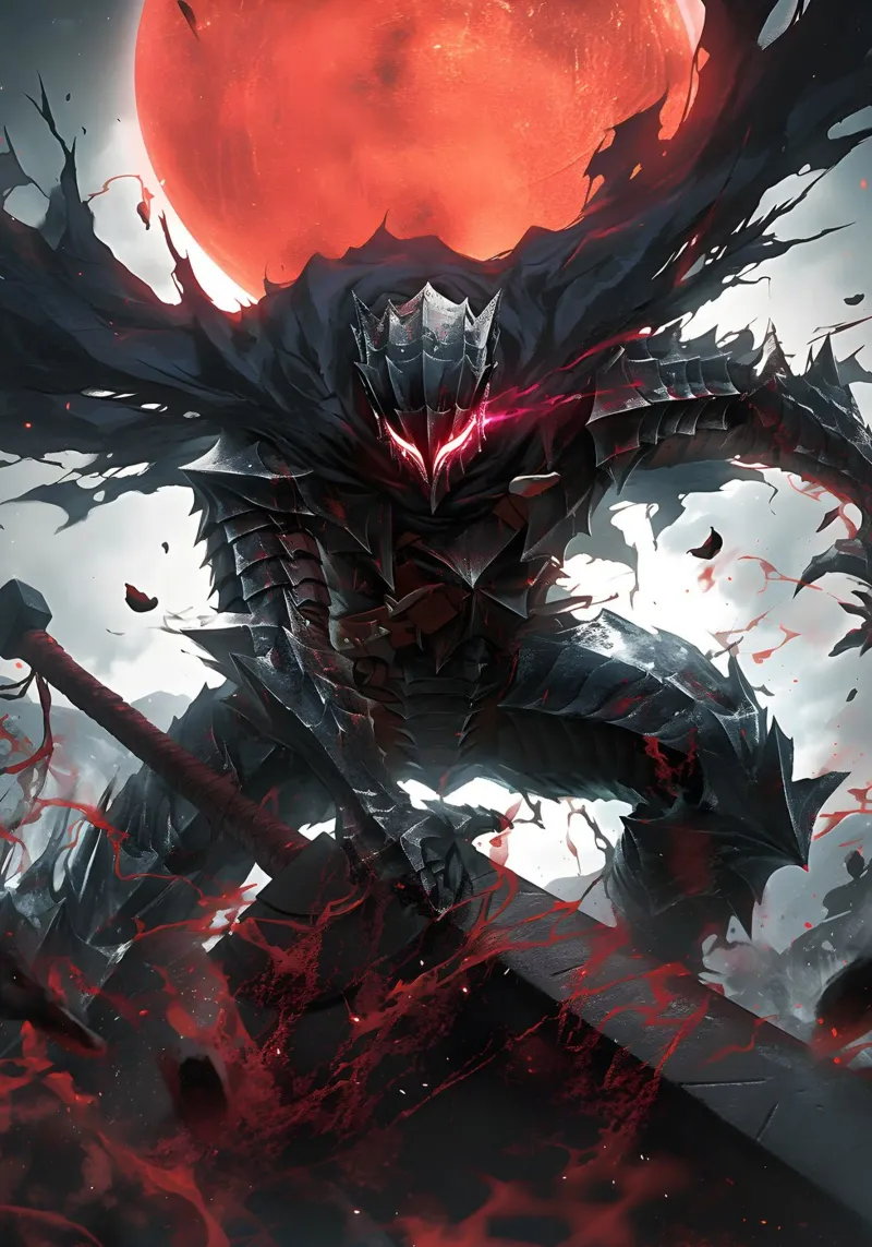 Guts berserk pellicola backlit da CreativeStudio