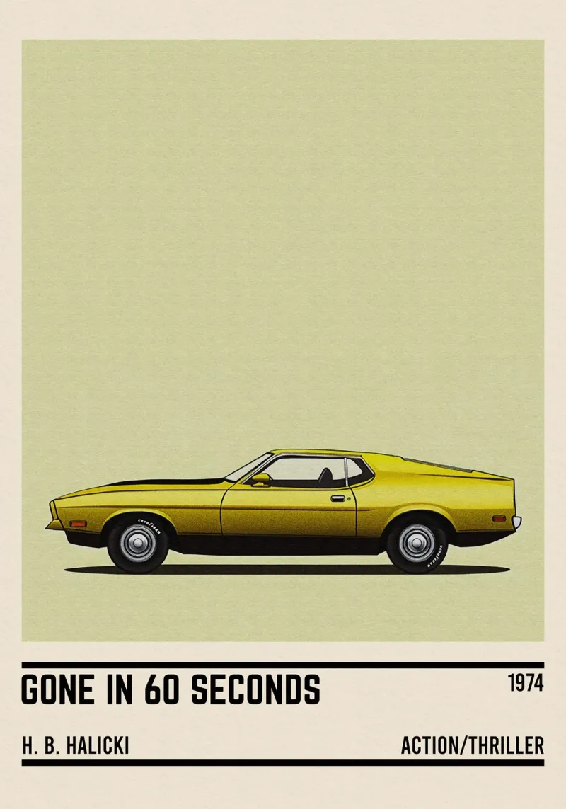 Gone in 60 Seconds (1974) car pellicola backlit da TheArtstudio
