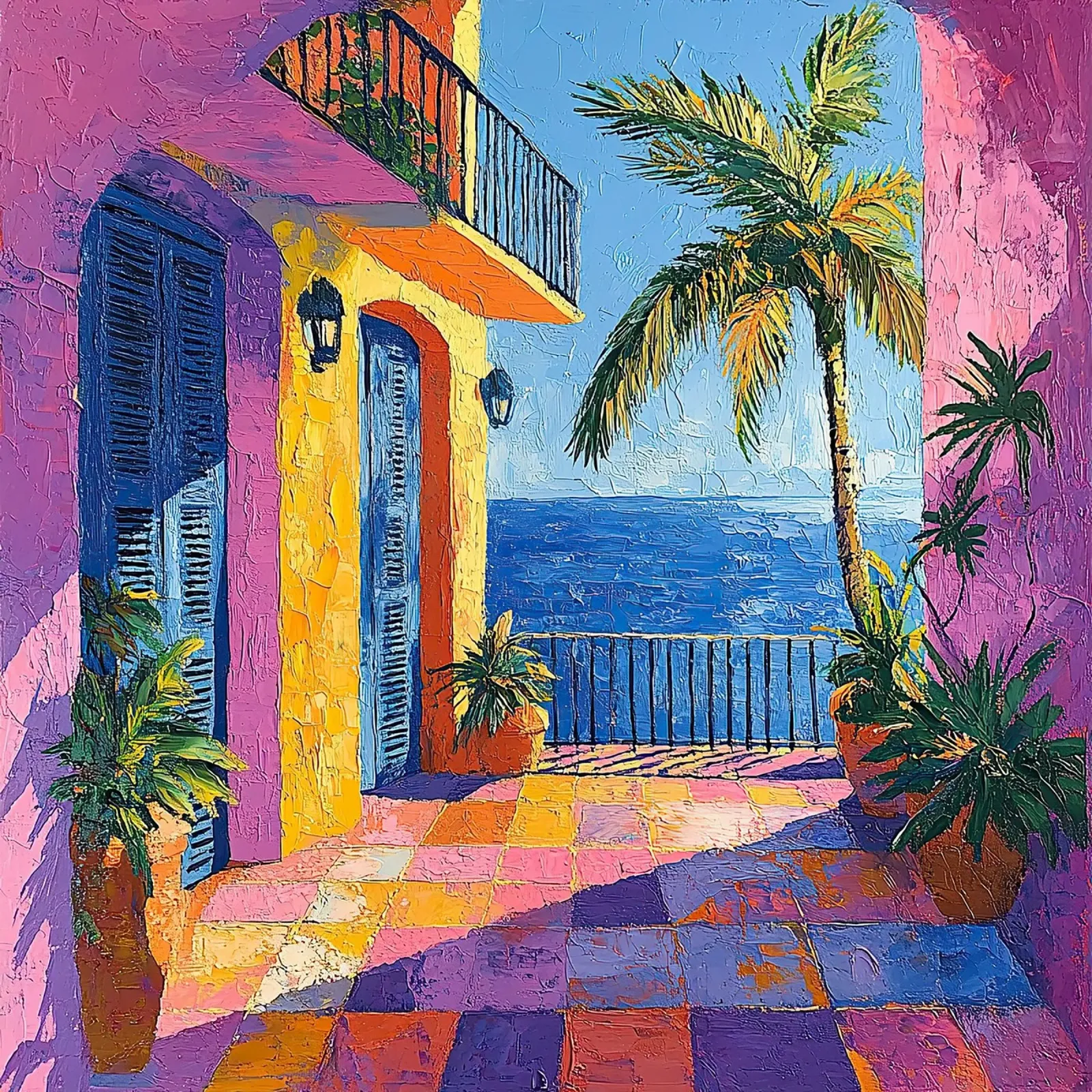 Matisse ispira "Una danza con il colore e lo spazio". pellicola backlit da Nikis Art Studio
