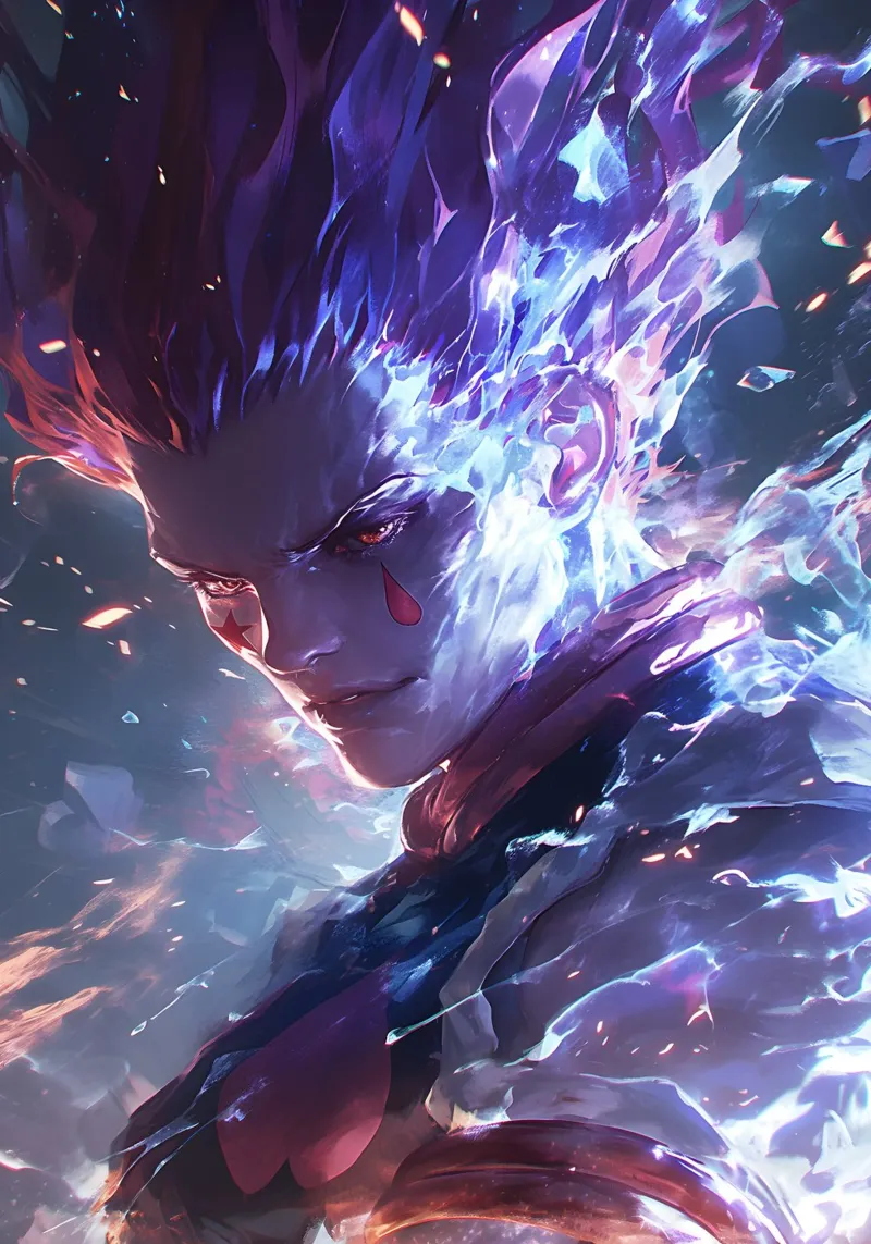 Hisoka hunter x hunter pellicola backlit da CreativeStudio