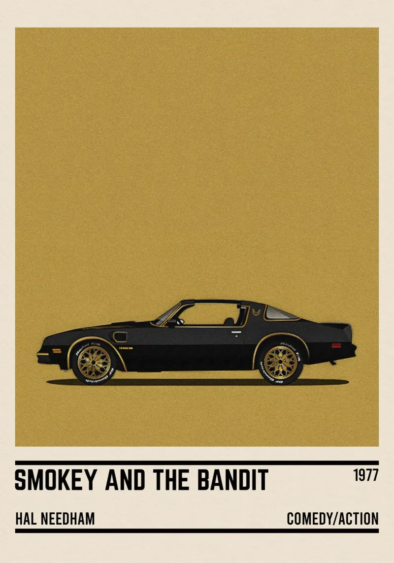 Smokey and the Bandit car movie pellicola backlit da TheArtstudio