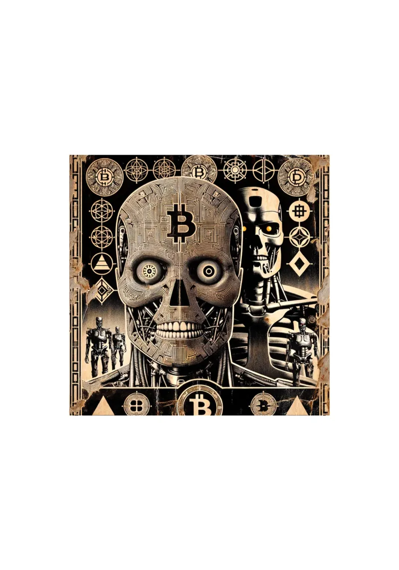 T_BTC alluminio dibond da Crypto_Jungle