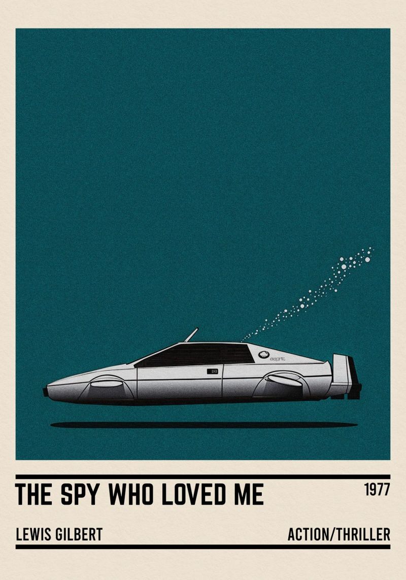The Spy Who Loved Me car Poster von TheArtstudio