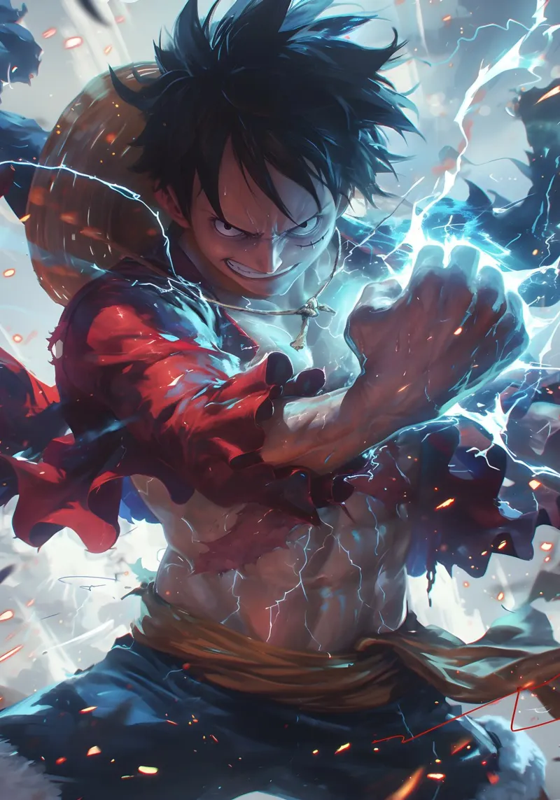 Luffy One Piece forex plate by CreativeStudio