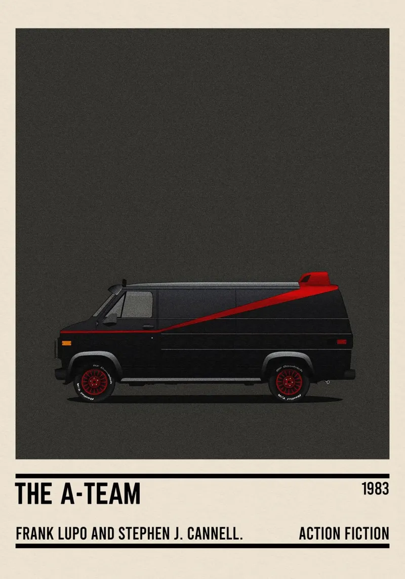 A-Team inspired car pellicola backlit da TheArtstudio