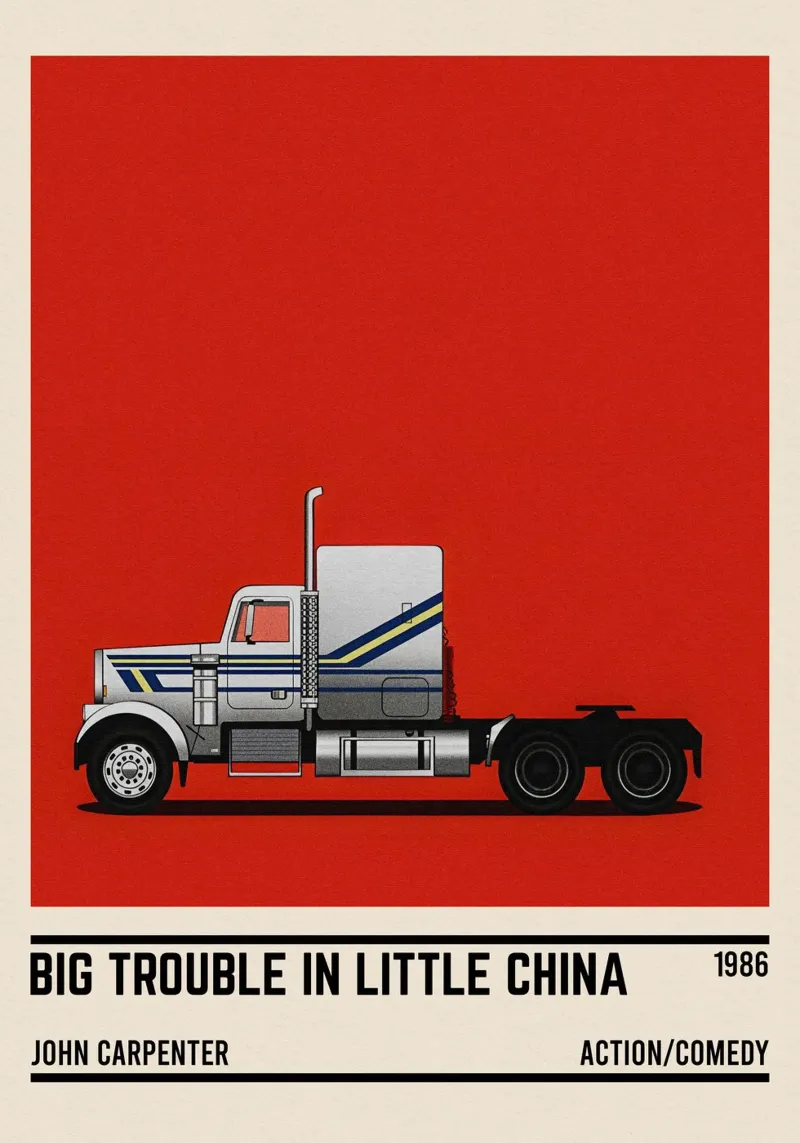 Big Trouble in Little China truck movie poster da TheArtstudio