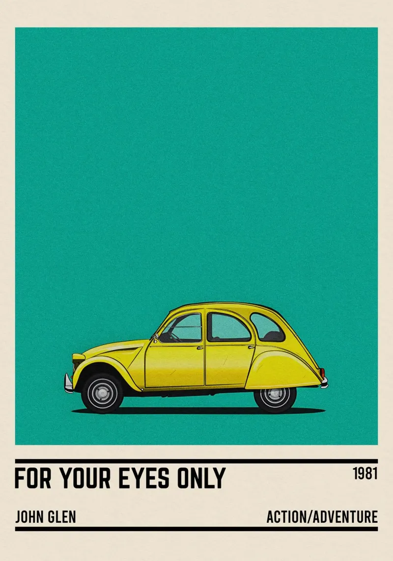 For your eyes only car pellicola backlit da TheArtstudio