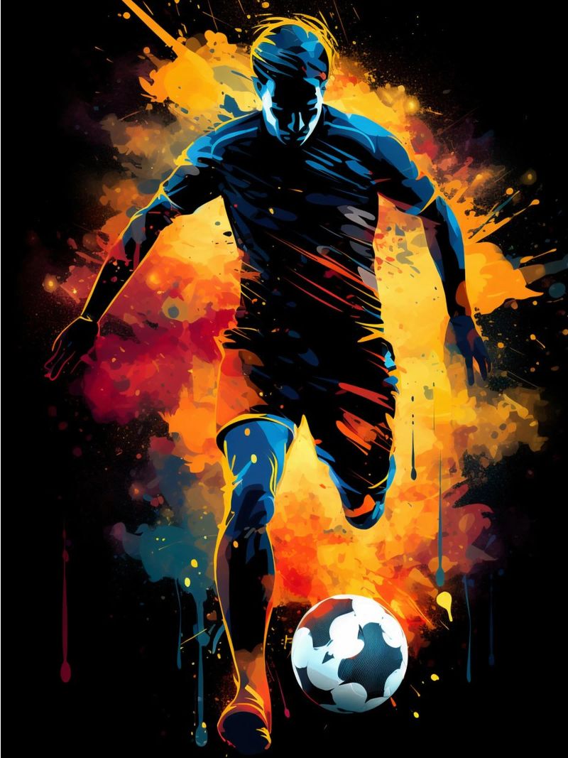 Football Colorful 2 poster de Mateo