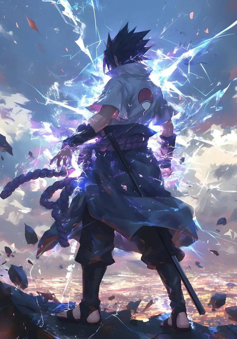 Sasuke Naruto pellicola backlit da CreativeStudio