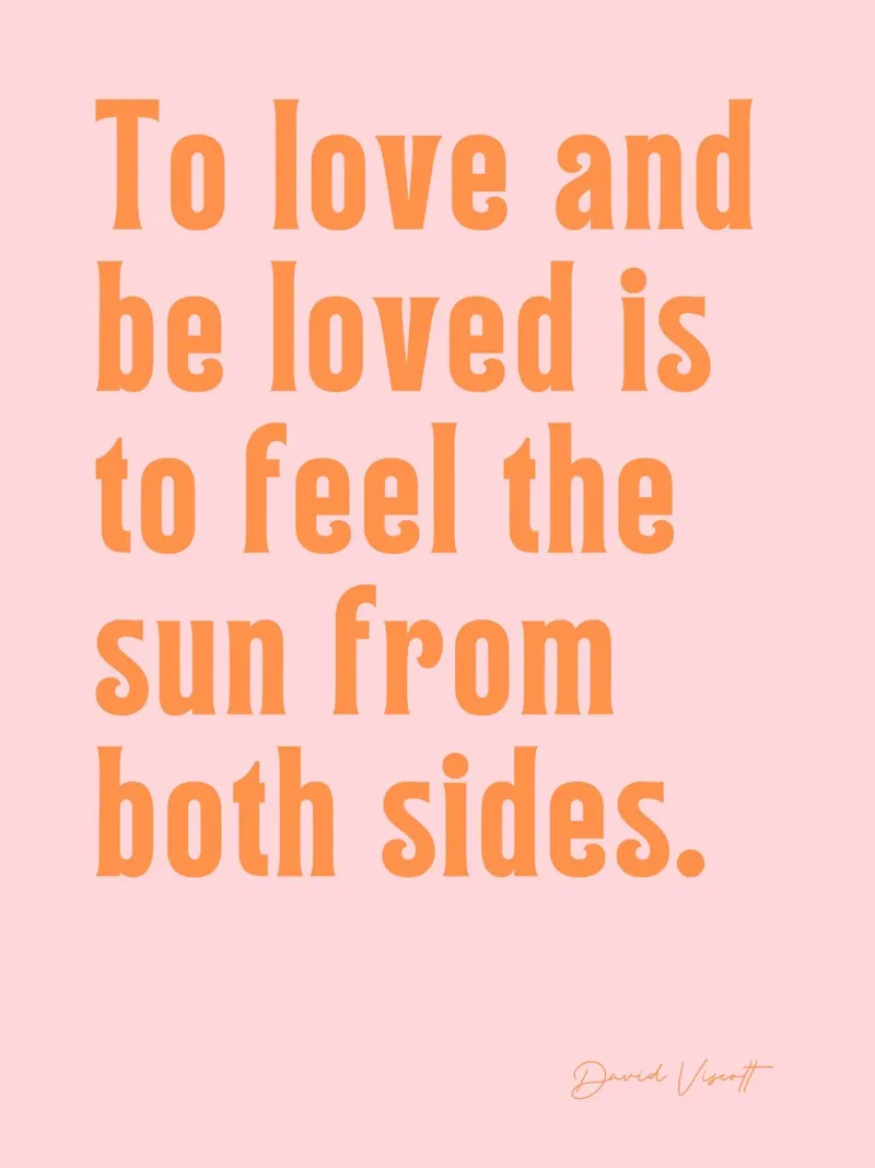 To lave and to be loved poster con telaio in alluminio da Ohkimiko