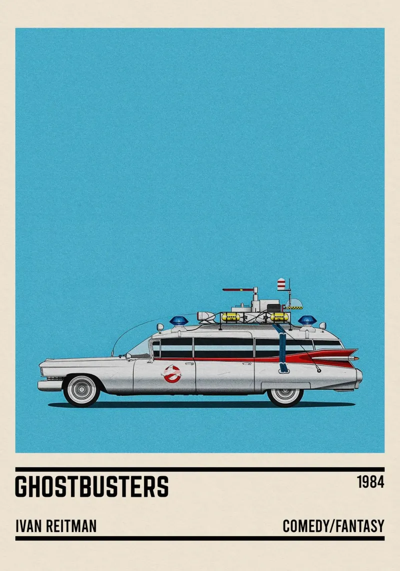 Ghost Busters car movie pellicola backlit da TheArtstudio