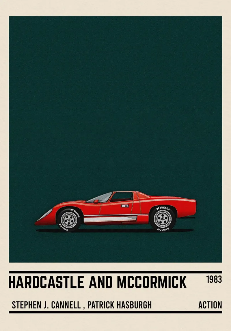 Hardcastle and McCormick car pellicola backlit da TheArtstudio