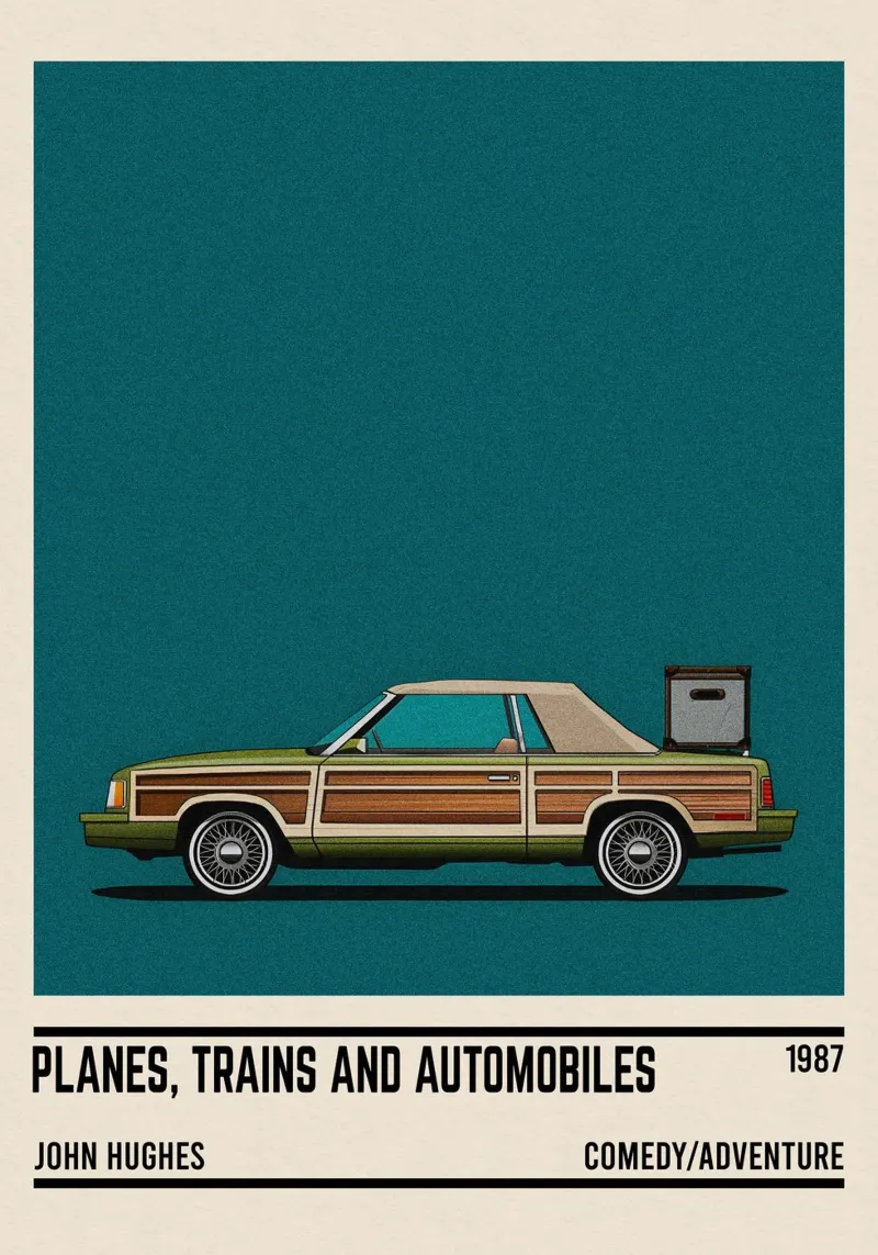 Planes, Trains & Automobiles movie car pellicola backlit da TheArtstudio