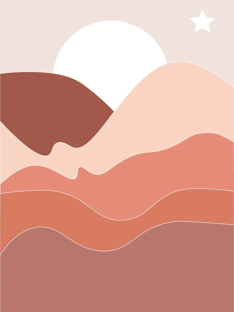 Hills Backlit Folie von LisaArtes