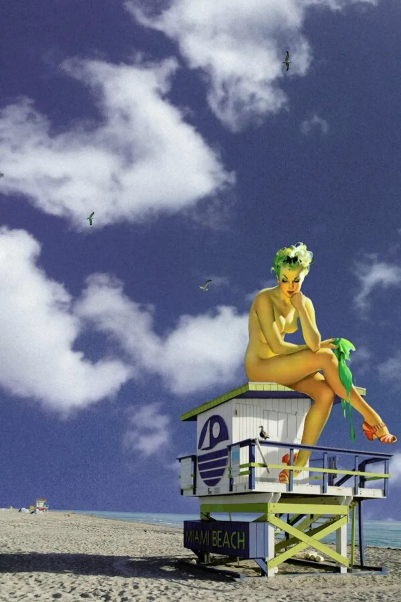 Miami Pinup pellicola backlit da Jason Brueck