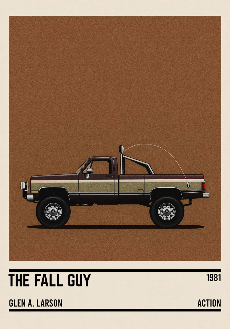 The Fall Guy tv series car pellicola backlit da TheArtstudio