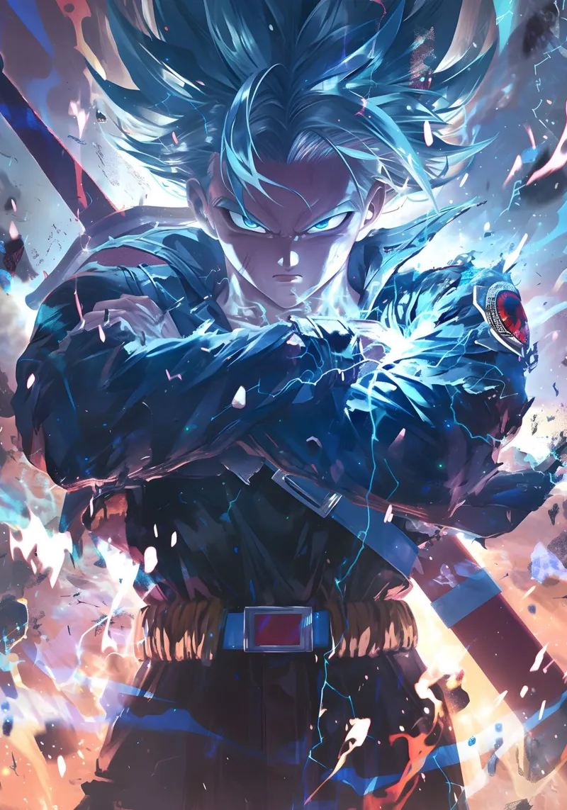 Trunks Dragon Ball Z pellicola backlit da CreativeStudio