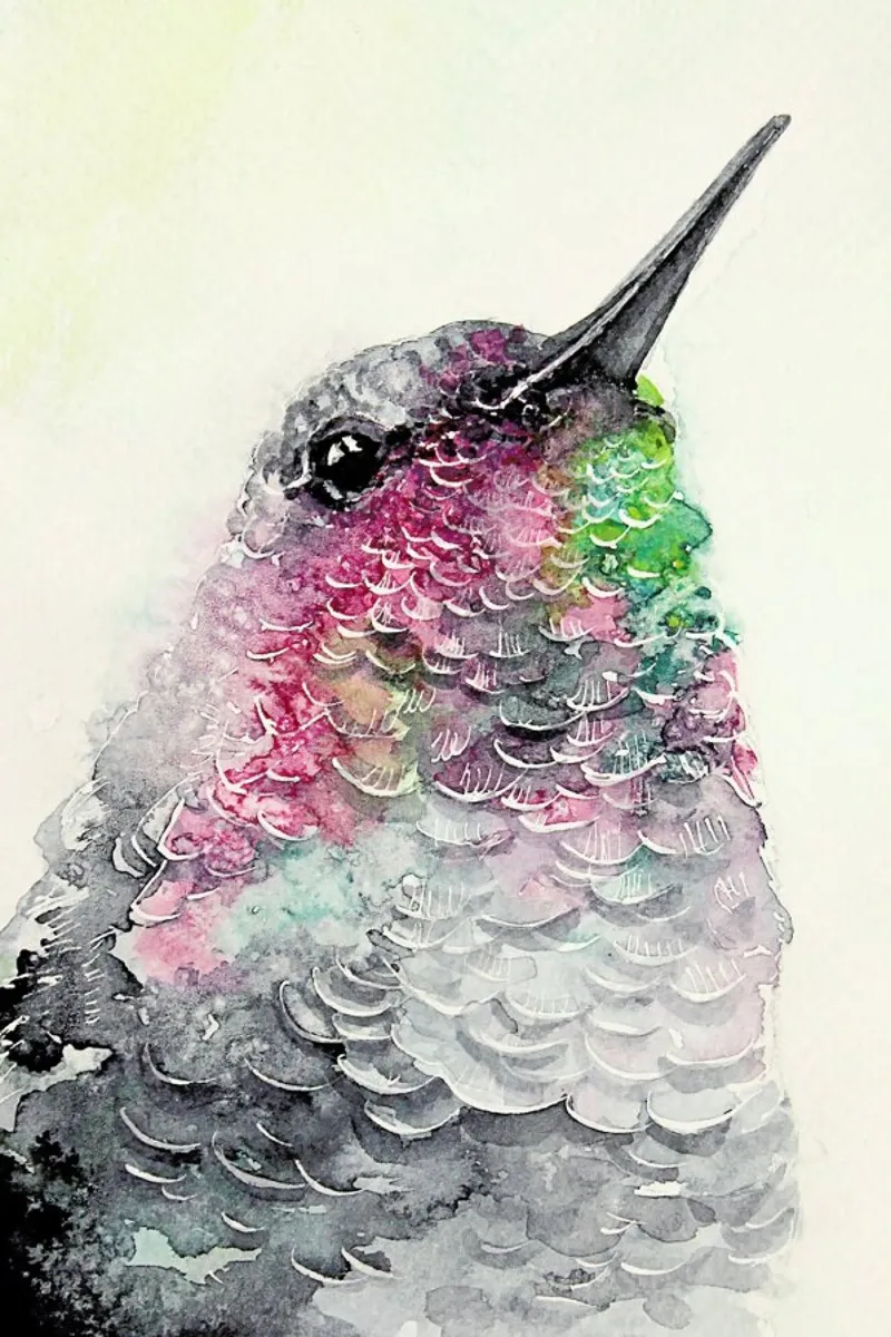 Hummingbird plexiglass da Karolina Kijak