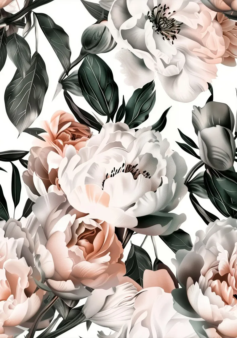 Natura fiori e foglie ad acquerello carta hahnemühle da Justyna Jaszke JBJart