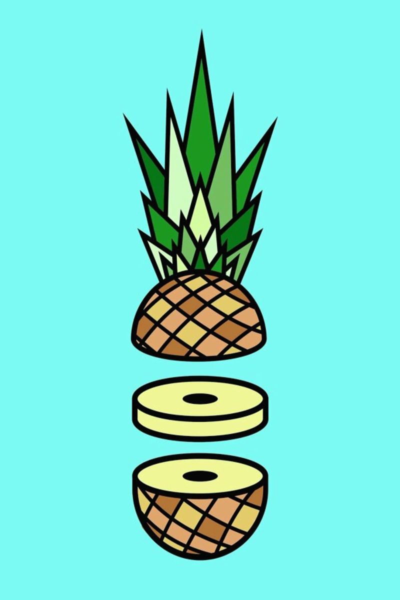 Pineapple poster by Jan Luzar