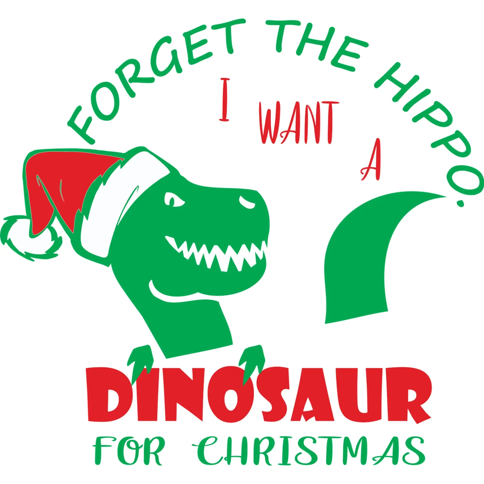 Dimenticate l'ippopotamo, voglio un dinosauro per Natale. pellicola backlit da vickeyroads