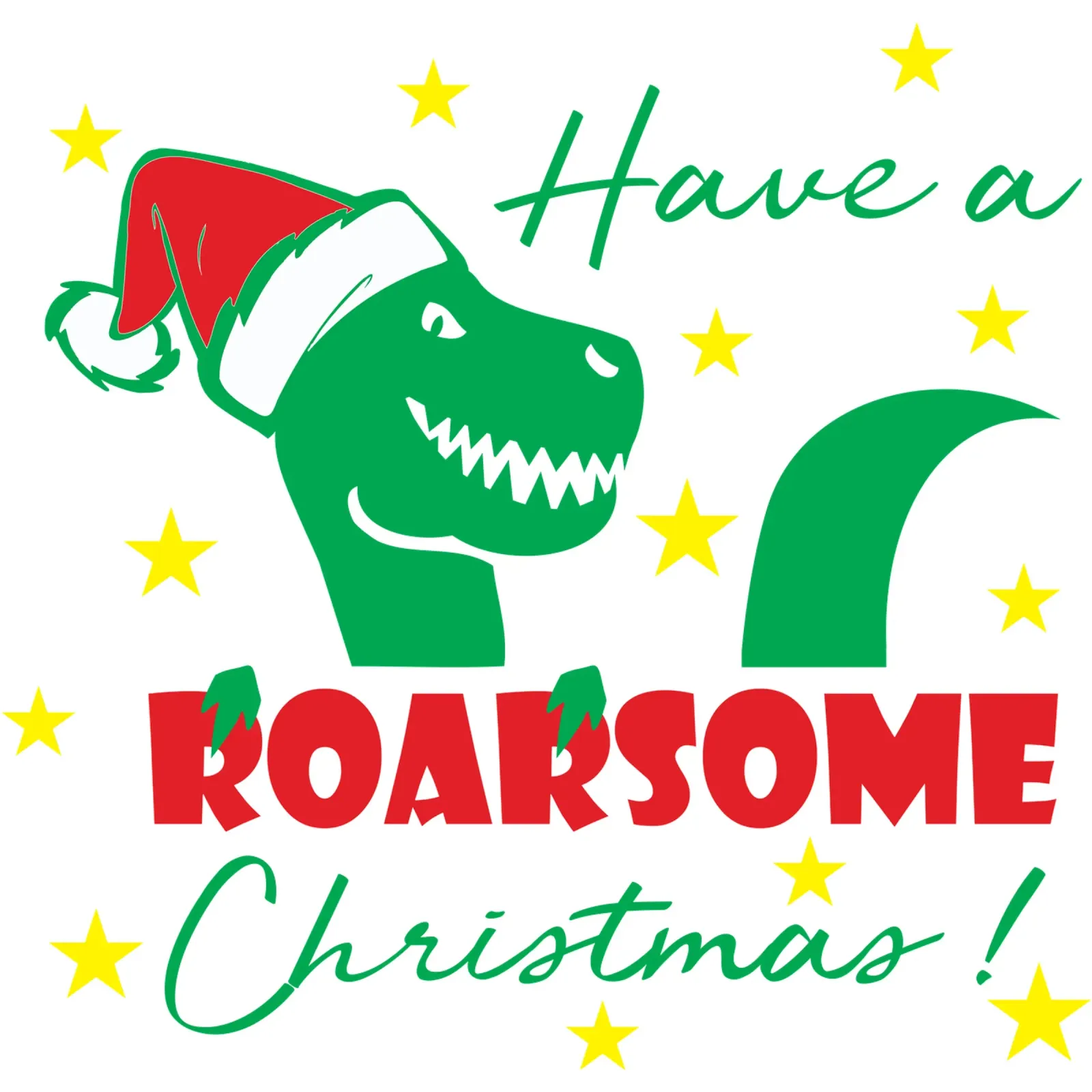 have a roar some christmas canvas by vickeyroads