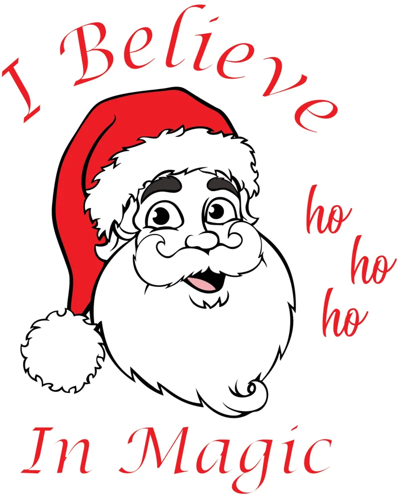 Credo nella magia di Babbo Natale pellicola backlit da vickeyroads