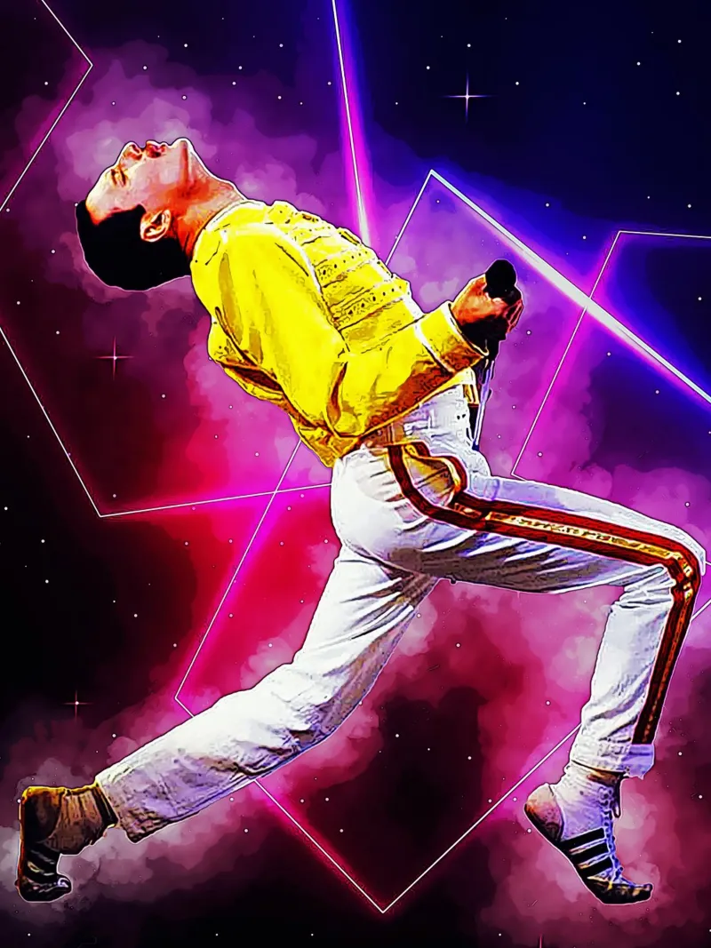 Style of Freddie hahnemühle by neonartroom